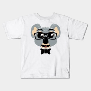 Smart Koala Bear Glasses - Koalafied Teacher Student Gift Kids T-Shirt